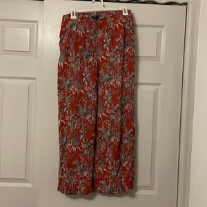 LOFT flowy flowery pants
